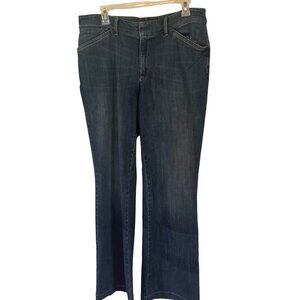 Eddie Bauer T12 hook and eye denim blue jeans
